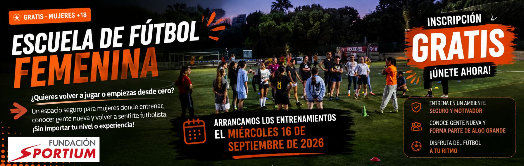 ENTRENAMIENTOS PARA MUJERES +18